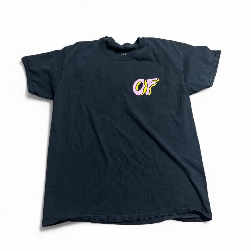Odd Future Black Tee with Donut Logo